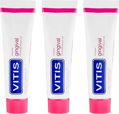 Produktbild von Vitis | Zahnpasta - Zahnpasta Gingival - 100 Ml - Gesundes Zahnfleisch - Entzündungshemmend - Parodontose Schutz