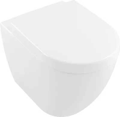 Produktbild von Villeroy & Boch Stand-WC SUBWAY 2.0 tief, 370 x 560 mm, spülrandlos, DirectFlush weiß