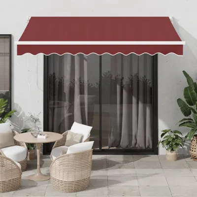 Zdjęcie produktu dla Maison Exclusive – markiza ręczna w kolorze bordowym, 300 x 250 cm