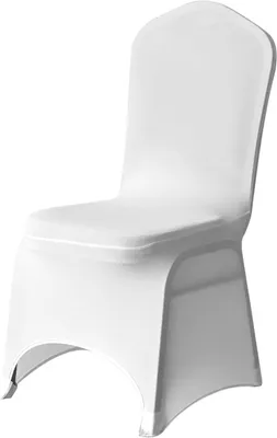 Produktbild von Elasthan Stoelhoezen, elastisch, 1 Stück, weiß, für Stühle