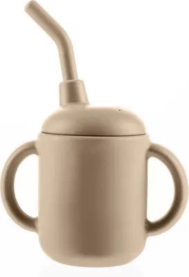 Produktbild von ZOPA Silikonbecher 2in1 Sand Beige