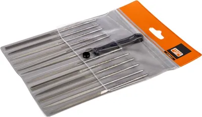 Produktbild von Bahco Nadelfeilensatz, Schlichthieb, ohne Heft 140 mm - 12-tlg., Hieb 2