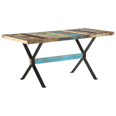 Obrázek produktu pro Jídelní stůl 160 x 80 x 76 cm masivní recyklované dřevo