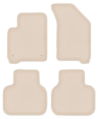Produktbild von Velours-Fußmatten für Fiat Freemont 2011-2016 (Crossover) – 4-tlg, Beige, passgenau – Wielganizator FORTUNA