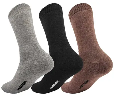 Produktbild von Herren Thermo Winter Socken Vollfrottee Warm Baumwolle; 3er, Mix2/43-46