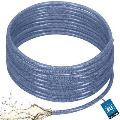 Produktbild von KOTARBAU® PVC-Schlauch ø 10mm / 3mm Druckluftschlauch 50m Wasserschlauch PVC Gewebeschlauch Kompressorschlauch Chemikalienschlauch Transparent Blau