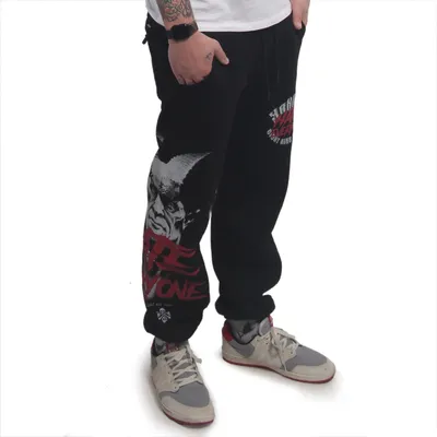 Obrázek produktu pro Yakuza Pánské volné kalhoty na běhání Hate, černé, XL
