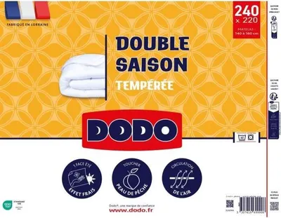 Produktbild von DODO Doppeldecke, 220 x 240 cm, 300 g/m², Volupt'air, Ganzjahresdecke
