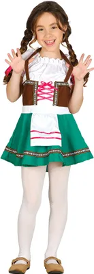 Produktbild von Bayrisches Mädel Dirndl Mädchenkostüm Gr. 110-152, Größe:128/134