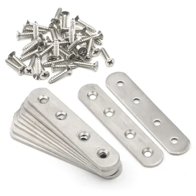 Produktbild von Edelstahl Mending Reparaturplatte Halterung, Set von 10