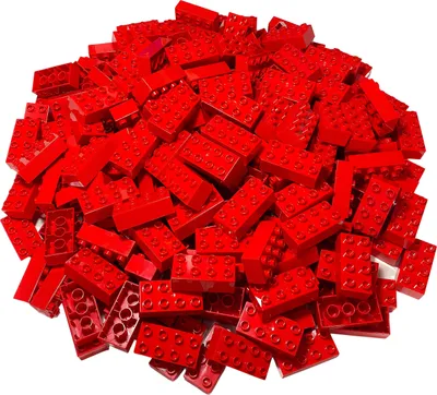 Obrázek produktu pro Stavební kostky LEGO® DUPLO® 2x4 Basic Bricks Red - 3011 NEW! Množství 50x