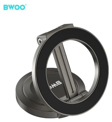 Zdjęcie produktu dla Bwoo Magnetyczny Uchwyt Samochodowy Obrotowy Zj135 Czarny
