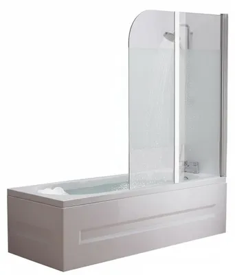 Immagine prodotto di Pannello doccia pieghevole per bagno, 133 x 108 cm, realizzato in vetro di sicurezza