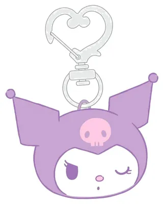 Immagine prodotto di Portachiavi in peluche Sanrio Kuromi
