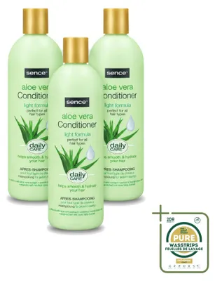 Productafbeelding van 3 x Sence Aloë Vera Conditioner - Hydraterend - 400 ml - Voordeelverpakking - 3 stuks