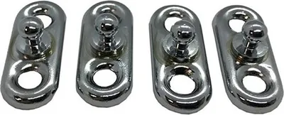 Produktbild von Goldenship Schnellwechselplatte Mit 2 Schrauben 4 Einheiten Silber Silber One Size