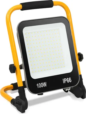 Obrázok produktu pre TolleTour LED stavebný reflektor reflektor statív 6000K reflektor LED reflektor reflektor IP66 100W
