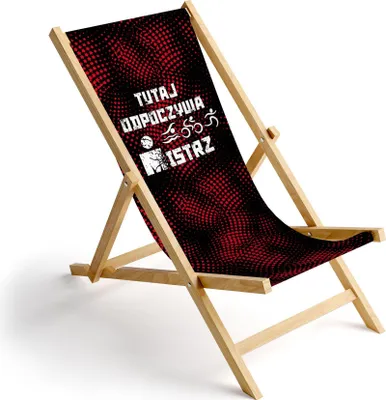 Zdjęcie produktu dla LEŻAK TRIATHLON z dowolnym nadrukiem 01