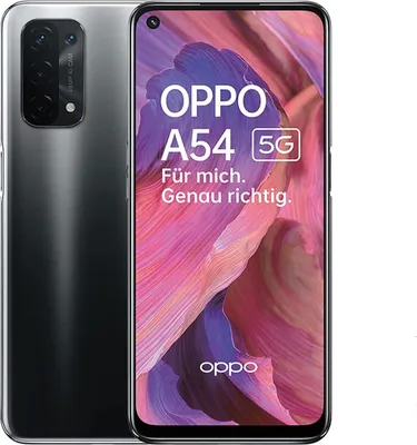 Zdjęcie produktu dla OPPO A54 5G , 16,5 cm (6.5"), 4 GB, 64 GB, 48 MP, ColorOS 11.1, Czarny