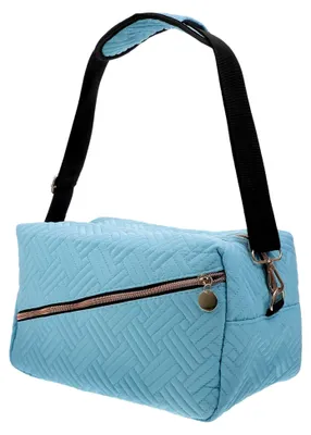 Produktbild von Große Stricktasche mit verstellbarem Schultergurt und Seitentaschen