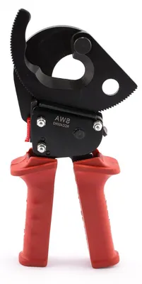Productafbeelding van Kabel Snijder - Rateltang - Kabels Doorknippen - Heavy Duty Ratel - Tot 400mm2 - Zwart