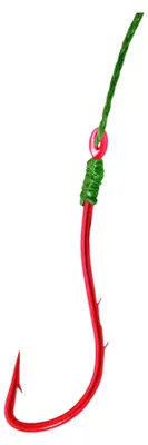 Produktbild von Balzer Camtec Aalhaken mit geflochtener Schnur 60cm - 10 gebundene Aalhaken, Größe:Gr. 6, Tragkraft:12 kg