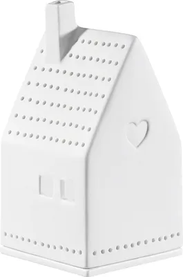 Produktbild von räder 88950 Windlicht Lichthaus Herz aus Porzellan