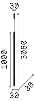 Immagine prodotto di ULTRATHIN SP D100 ROUND, Sospensione, Ideal Lux