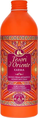 Image de trésors d'Orient KARMA Nashi Blume und Zedernholz Badecreme 500 ml