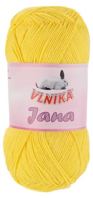 Produktbild von 100g Strickgarn Jana Häkelgarn Strickwolle Häkelwolle Baby-Wolle, Farbauswahl, Farbe:hellgelb
