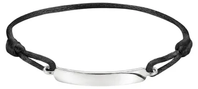 Produktbild von THOMAS SABO Textilarmband Schwarz Gravur A2238-001-11