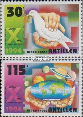 Produktbild von Briefmarken Niederländische Antillen 1994 Mi 822-823 (kompl.Ausg.) postfrisch Weihnachten