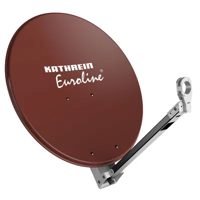 Produktbild von KATH Offset-Parabol-Spiegel KEA 650/R 65cm Alurefl. Metall-Rückenteil rotbraun