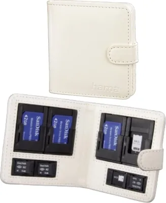 Obrázok produktu pre Puzdro na pamäťovú kartu Vegas veľkosti S White pre kartu Memory Stick
