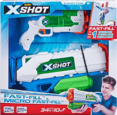 Zdjęcie produktu dla Pistolet na wodę Zuru X-Shot - zestaw Combo Fast Fill Blaster Super Soaker