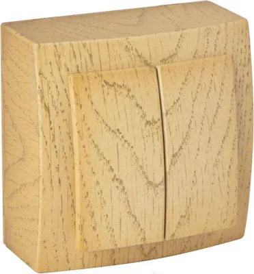 Produktbild von Serienschalter Ahorn Holzoptik – Aufputz IP20 Innen – Themis