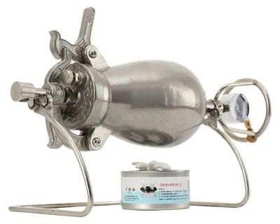 Image de Machine à pop-corn manuelle - Poêle à pop-corn - 1 litre - En acier inoxydable - Pour utilisation sur feu ouvert et cuisinière à gaz - Fonctionnement manuel