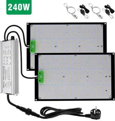 Immagine prodotto di Luce per piante a LED a spettro completo, alta luminosità, controllo dimmerabile, 240W