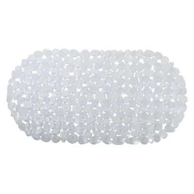 Immagine prodotto di MSV Tappeto per doccia Tappeto per vasca Tappeto antiscivolo Tappeto per doccia 35x68 cm Ciottoli Trasparente