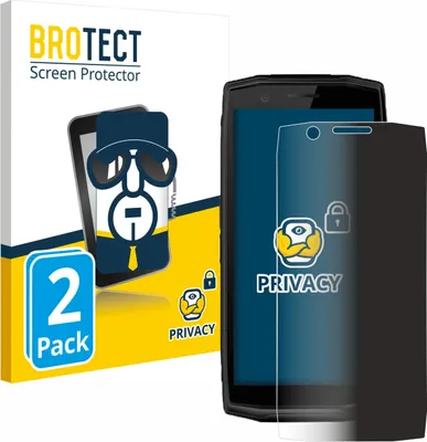 Produktbild von 2x BROTECT Sichtschutzfolie für Crosscall Action-X5 Anti-Spy Privacy Sichtschutz Blickschutz Folie Blaulicht-Schutz
