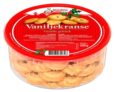 Produktbild von Nordthy Vaniljekranse 225g