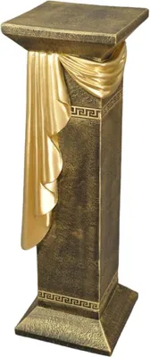 Image de Méduse Colonne Colonnes Romaines Sculpture en marbre Figure Décoration Support 1087