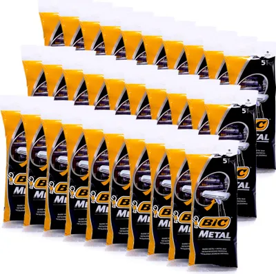 Produktbild von BiC Metal Einwegrasierer, 5er Pack x 30