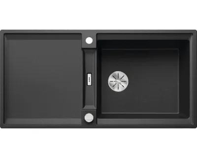 Produktbild von BLANCO ADIRA XL 6 S-F Einbauspüle SILGRANIT anthrazit ab 60 cm mit Ablauffernbedienung, mit Zubehör - inkl.