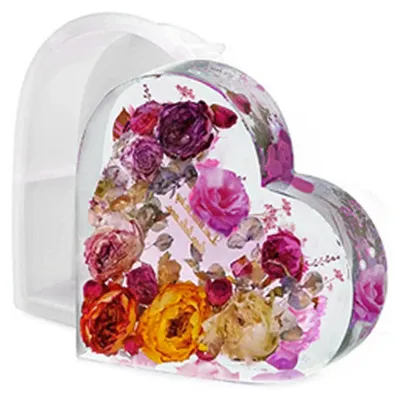Produktbild von Große Silikonform Epoxidharz Herz Gießform für DIY Resin Crafts