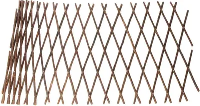 Produktbild von Zuioae Clearance Teleskop-Holzzaun Künstlicher Zaun Gartenzaun, Zaungitter Blume Einziehbarer Rahmen Dekoration Langlebig Holz Klettern Terrasse und Garten 1X Teleskop-Holzzaun