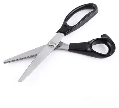 Kartelschaar 3 mm, Wellenschnitt, Nähschere, Stoffschere, Dekoschere