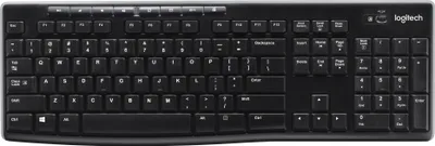 Zdjęcie produktu dla Logitech Wireless Keyboard K270 - Tastatur - 2,4 GHz - US (920-003736)