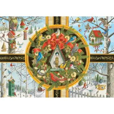 Immagine prodotto di RAVENSBURGER Puzzle di Natale dell'uccello canoro XXL 500 pezzi