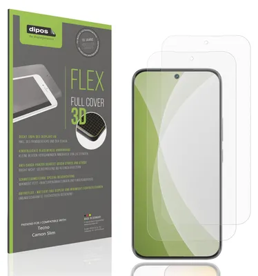 Immagine prodotto di 2x Pellicola protettiva opaca per Tecno Camon Slim Protezione Antiurto Anti-Shock